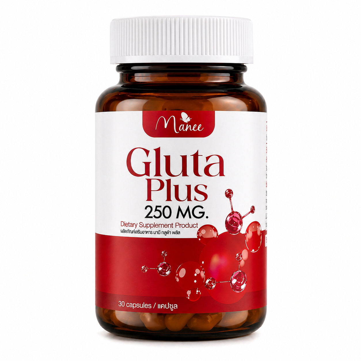 Manee Gluta Plus 250mg-30 Capsules
