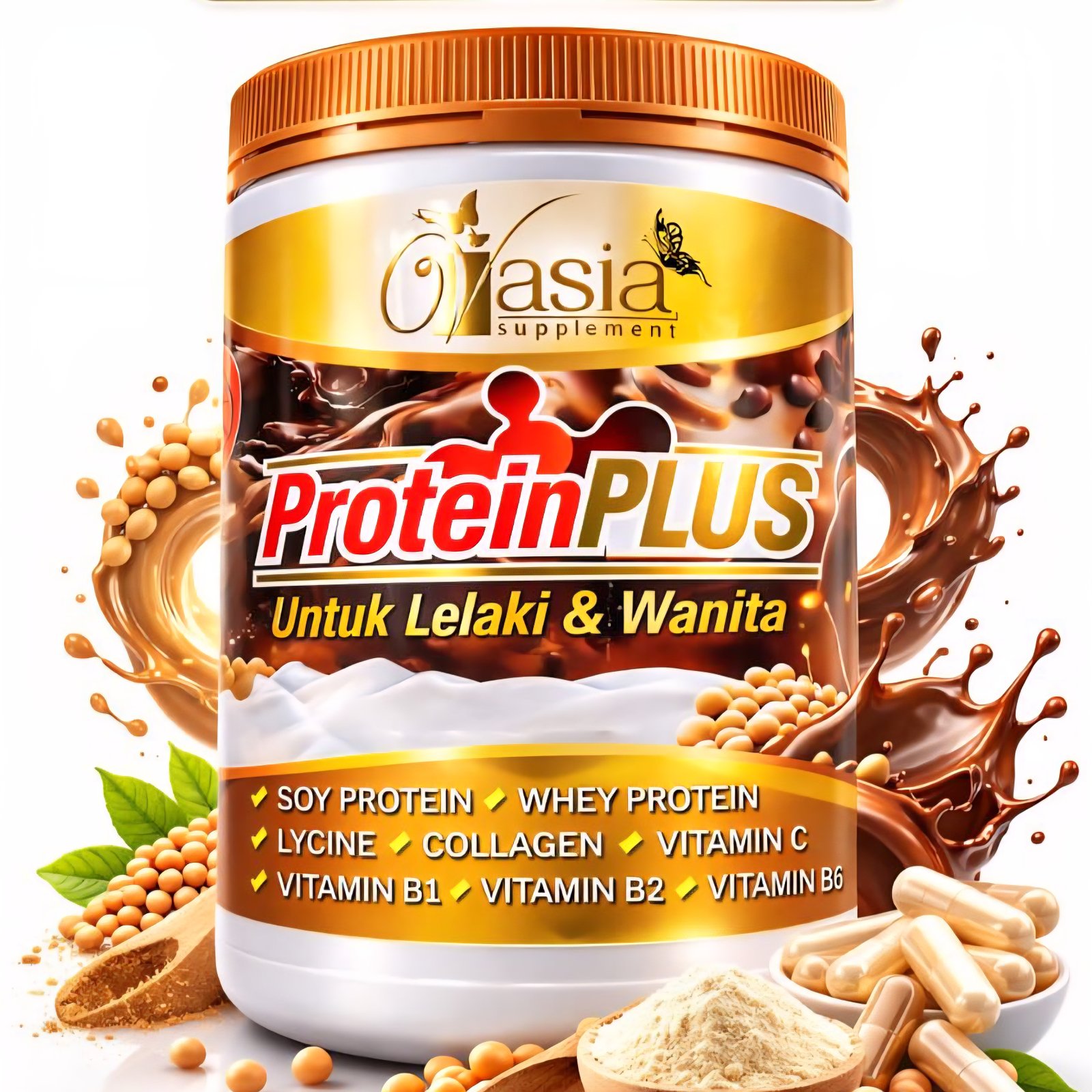 V’Asia Protein Plus Weight Gainer-400g